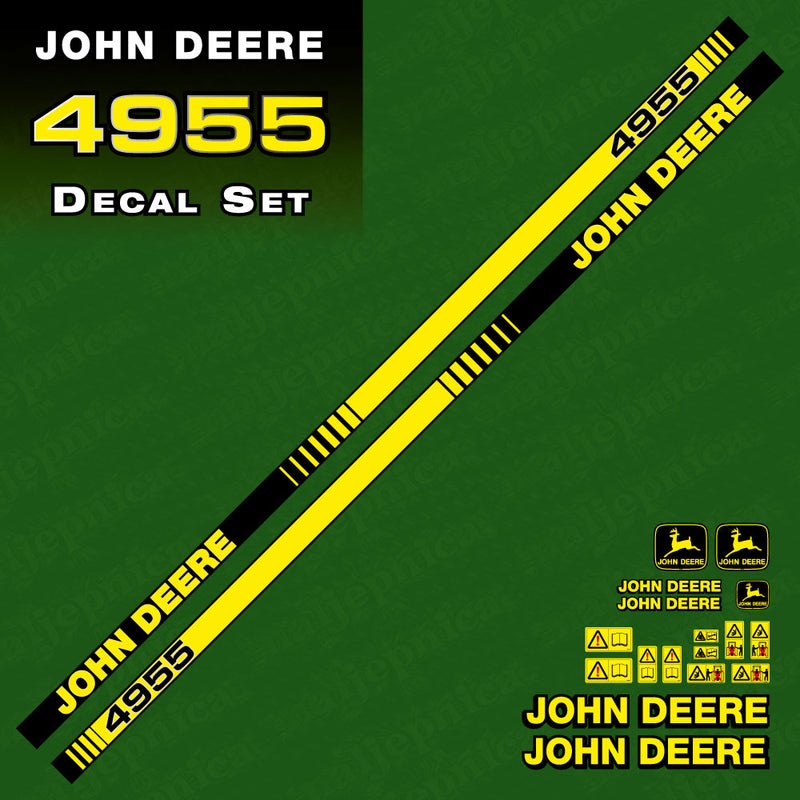 John Deere 4955 Tractor Decal (Sticker) Set