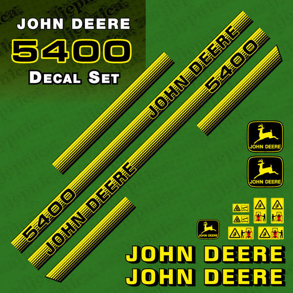 John Deere 5400 tractor decal aufkleber adesivo sticker set – 4.11 Decals