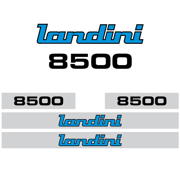 Landini 8500 tractor decal aufkleber adesivo sticker set