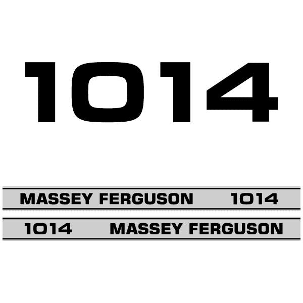 Massey Ferguson 1014 decal aufkleber sticker set
