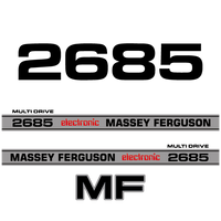 Massey Ferguson 2685 electronic decal aufkleber adesivo sticker set