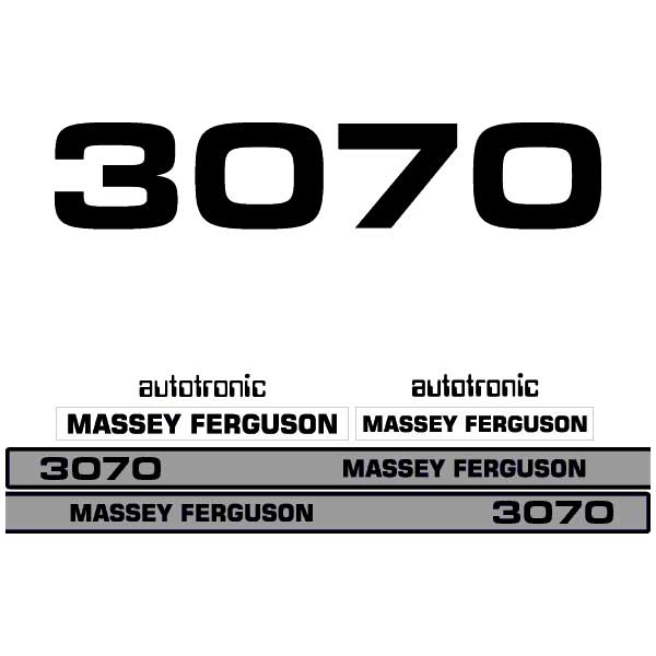 Massey Ferguson 3070 decal aufkleber adesivo sticker set