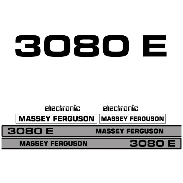 Massey Ferguson 3080 E decal aufkleber adesivo sticker set