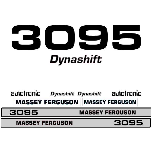 Massey Ferguson 3095 decal aufkleber adesivo sticker set