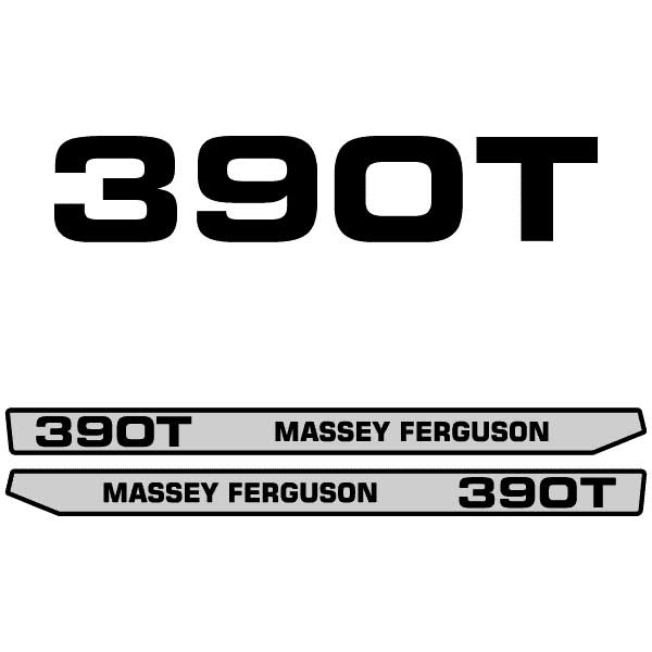 Massey Ferguson 390T decal aufkleber adesivo sticker set