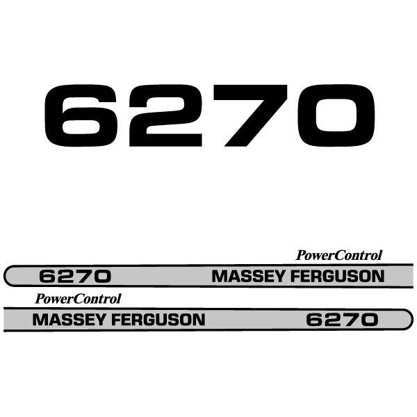 Massey Ferguson 6270 decal aufkleber adesivo sticker set