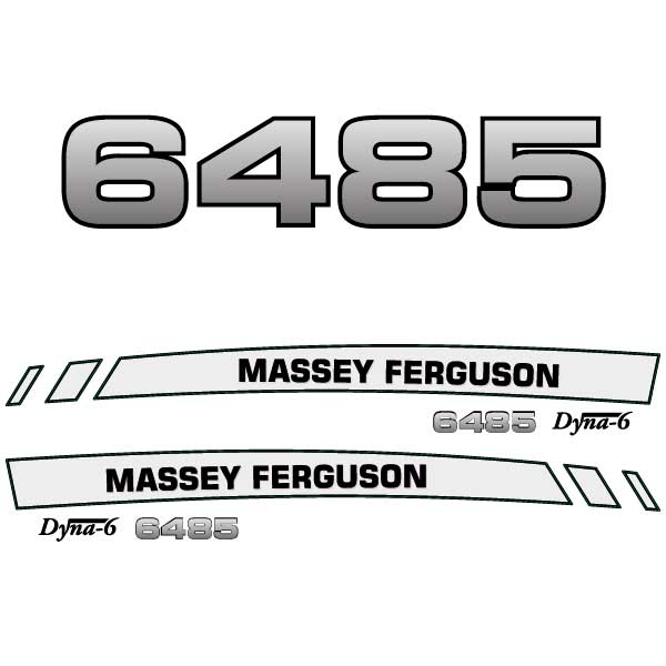 Massey Ferguson 6485 (2008-2012) decal aufkleber adesivo sticker set