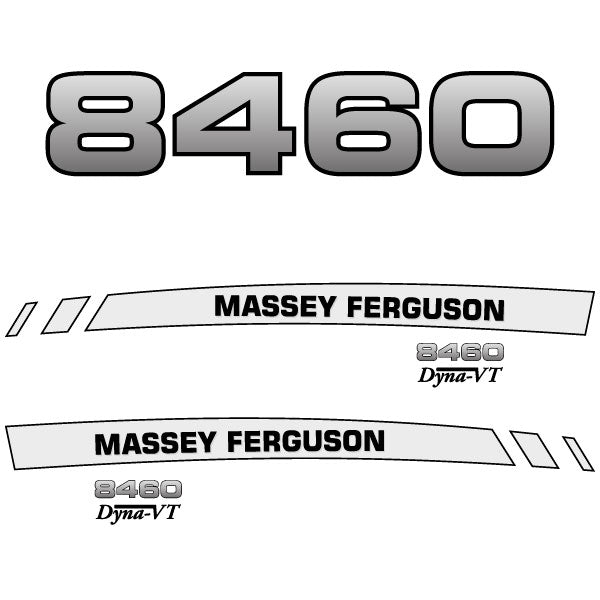 Massey Ferguson 8460 decal aufkleber adesivo sticker set