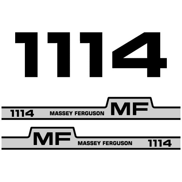 Massey Ferguson 1114 decal aufkleber adesivo sticker set