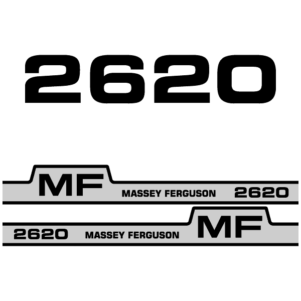 Massey Ferguson 2620 decal aufkleber adesivo sticker set