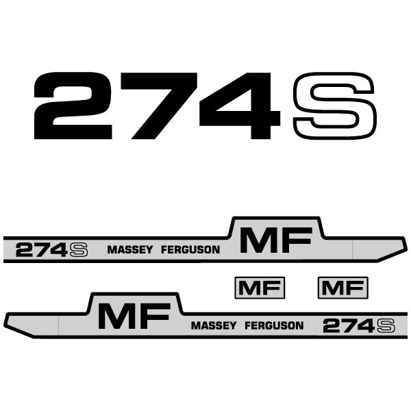 Massey Ferguson 274 S decal aufkleber adesivo sticker set