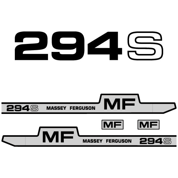 Massey Ferguson 294 S decal aufkleber adesivo sticker set