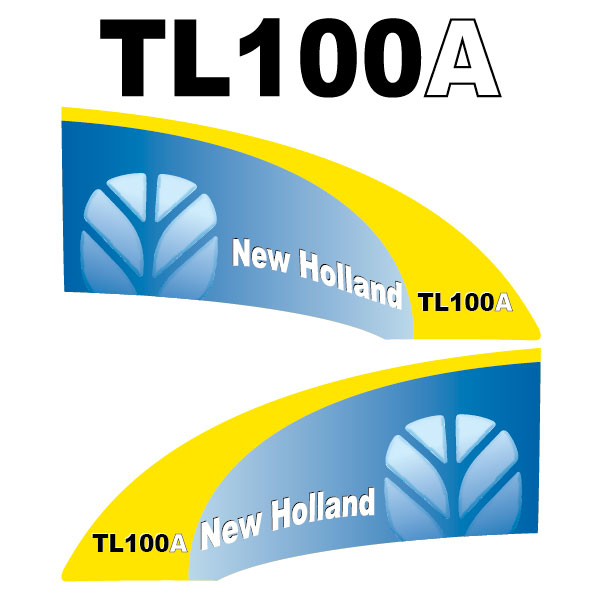 New Holland TL100A (2006) tractor decal aufkleber adesivo sticker set