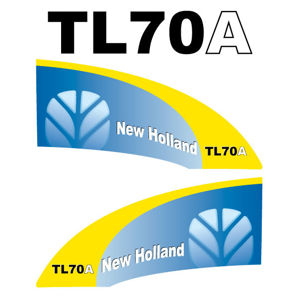 New Holland TL70A tractor decal aufkleber adesivo sticker set