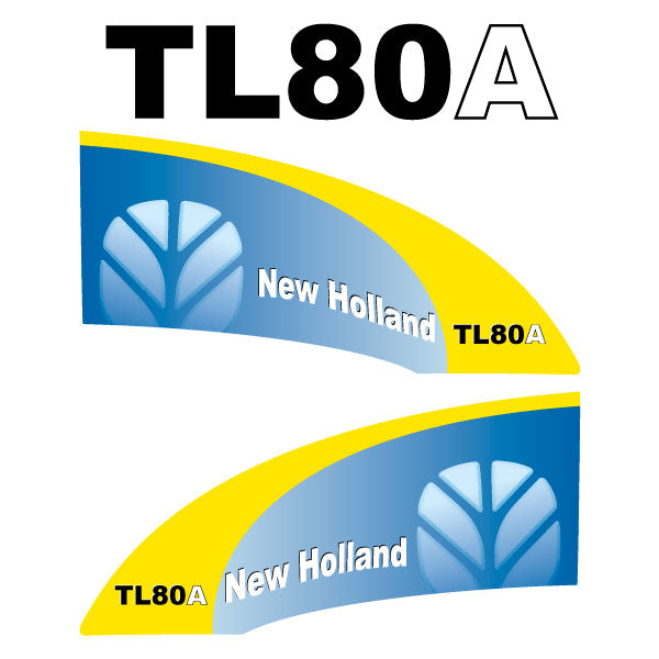 New Holland TL80A tractor decal aufkleber adesivo sticker set