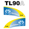 New Holland TL90A tractor decal aufkleber adesivo sticker set