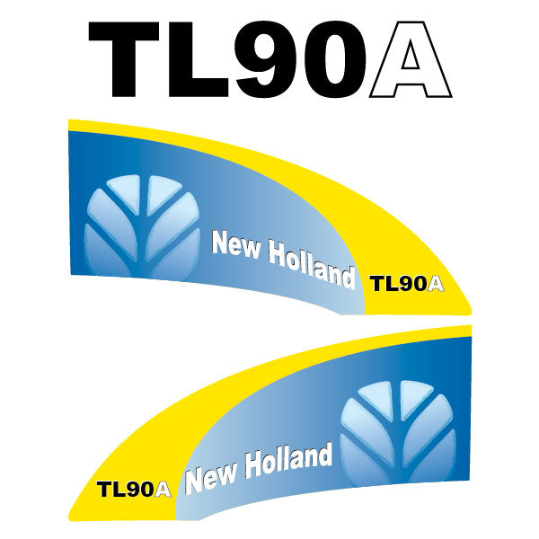 New Holland TL90A tractor decal aufkleber adesivo sticker set