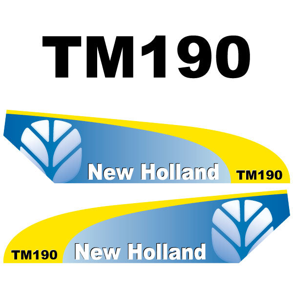 New Holland TM190 tractor decal aufkleber adesivo sticker set