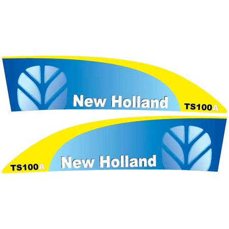 New Holland TS100A tractor decal aufkleber sticker set