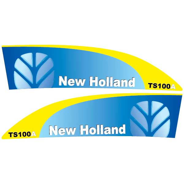 New Holland TS100A tractor decal aufkleber sticker set