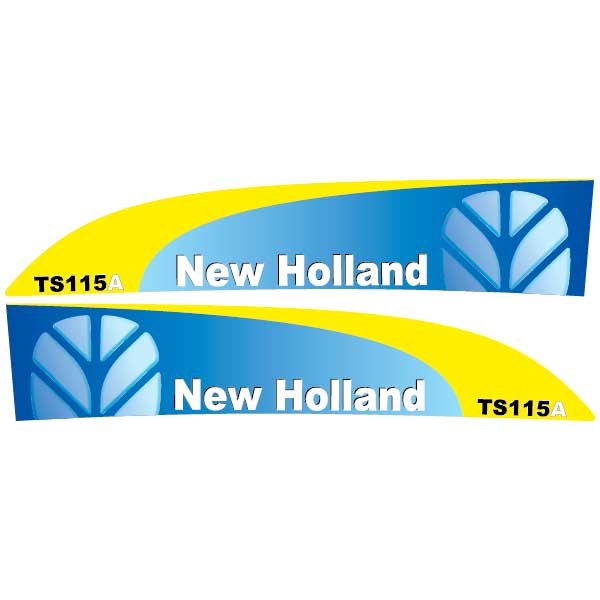 New Holland TS115A tractor decal aufkleber adesivo sticker set