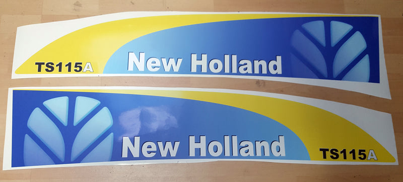 New Holland TS115A tractor decal aufkleber adesivo sticker set