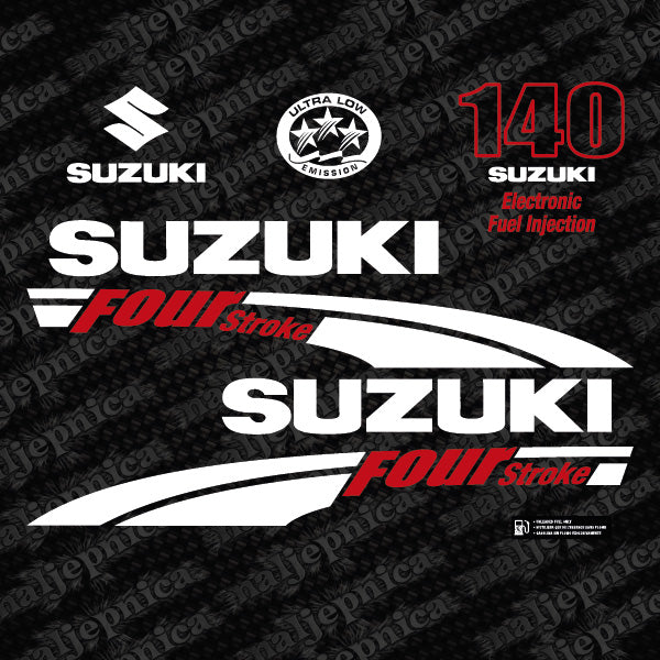Suzuki 115 Four stroke (2004) outboard decal aufkleber adesivo sticker –  4.11 Decals