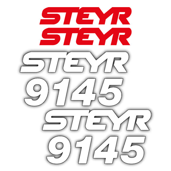 Steyr 9145 (1999) decal aufkleber adesivo sticker set