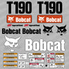 Bobcat T190 Loader Aftermarket Decal / Aufkleber / Adesivo / Sticker / Replacement Set
