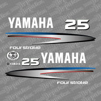 Yamaha 25 four stroke outboard (2002-2006) decal aufkleber addesivo sticker set