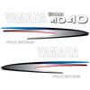 Yamaha 40 four stroke (2002) outboard decal aufkleber adesivo sticker set