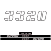 Zetor 3320 tractor decal aufkleber adesivo sticker set