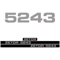 Zetor 5243 tractor decal aufkleber sticker set