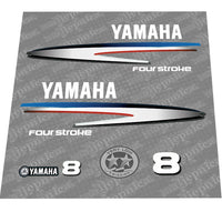 Yamaha 8 (2002-2006) Outboard Decal Sticker Set