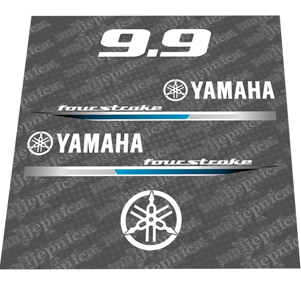 Yamaha 9.9 four stroke (2013) Outboard Decal Sticker Set