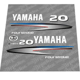 Yamaha 20 Four Stroke (2002-2006) Outboard Decal Sticker Set