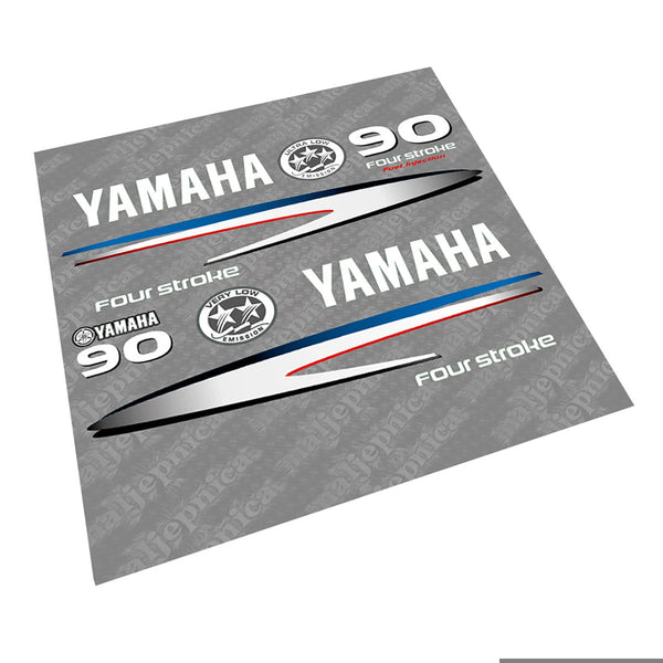 Yamaha 90 Four Stroke (2002-2006) Outboard Decal Sticker Set