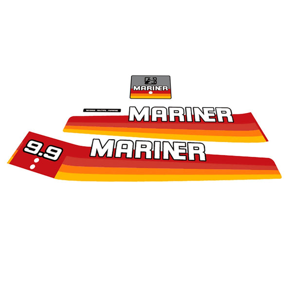 Mariner 9.9 (1978-1983) Outboard Decal Sticker Set