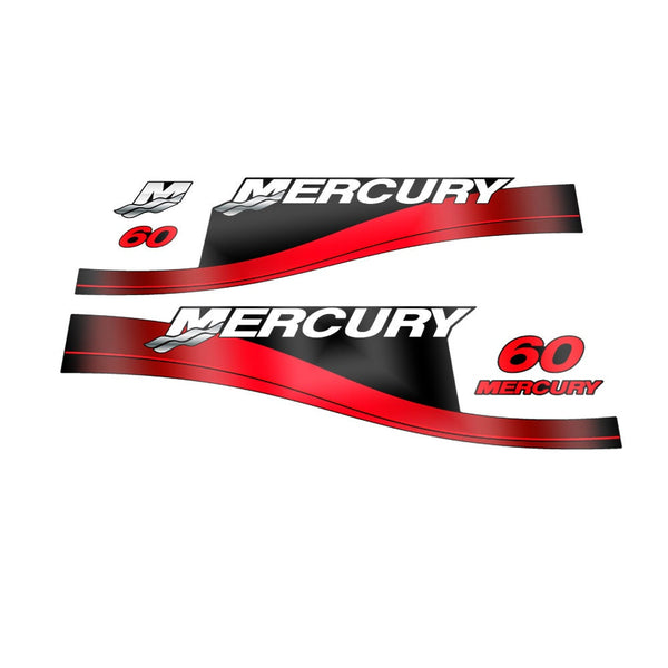 Mercury 60 1999-2004 outboard decal sticker set