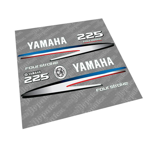 Yamaha 225 Four Stroke (2002-2006) Outboard Decal Sticker Set
