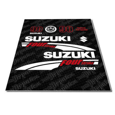 Suzuki 90 Four Stroke (2004) Outboard Decal Sticker Set