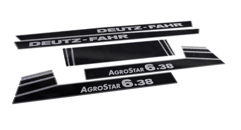 Deutz Fahr Agro Star 6.38 Aftermarket Replacement Tractor Decal (Sticker) Set