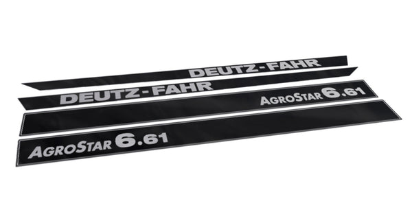 Deutz Fahr Agro Star 6.61 Aftermarket Replacement Tractor Decal (Sticker) Set