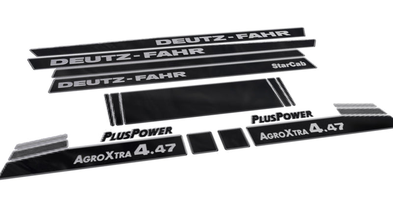 Deutz Fahr AgroXtra 4.47 Aftermarket Replacement Tractor Decal (Sticker) Set