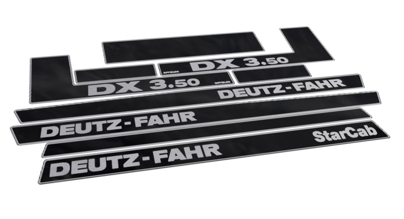 Deutz Fahr DX 3.50 Star Cab Aftermarket Replacement Tractor Decal (Sticker) Set