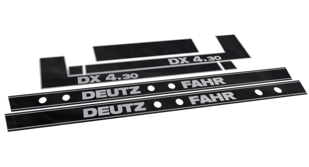 Deutz Fahr DX 4.30 Aftermarket Replacement Tractor Decal (Sticker) Set ...