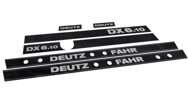 Deutz Fahr DX 6.10 Aftermarket Replacement Tractor Decal (Sticker) Set