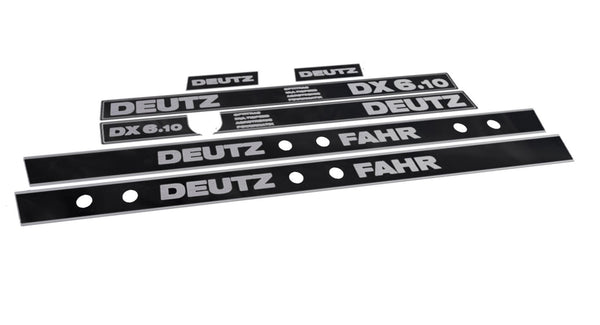 Deutz Fahr DX 6.10 OMAP Aftermarket Replacement Tractor Decal (Sticker) Set