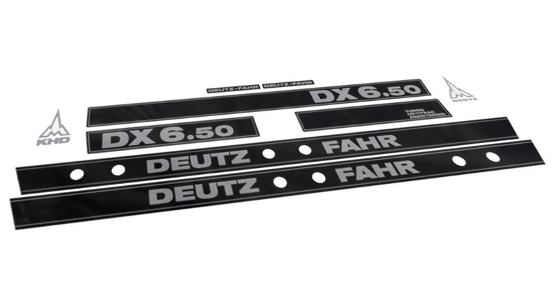 Deutz Fahr DX 6.50 Aftermarket Replacement Tractor Decal (Sticker) Set