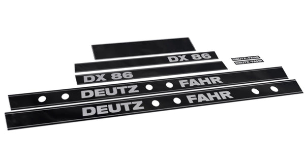 Deutz Fahr DX 86 Aftermarket Replacement Tractor Decal (Sticker) Set